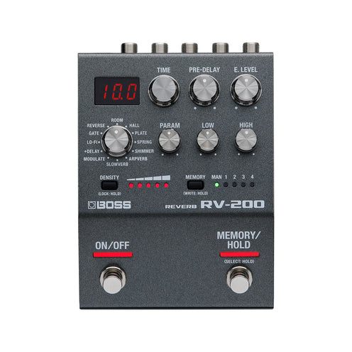 BOSS RV-200 Reverb Guitar Effects Pedal