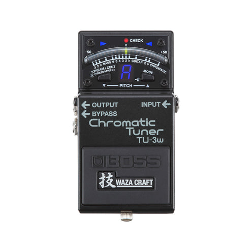 BOSS TU-3W Waza Craft Chromatic Tuner Pedal with Bypass