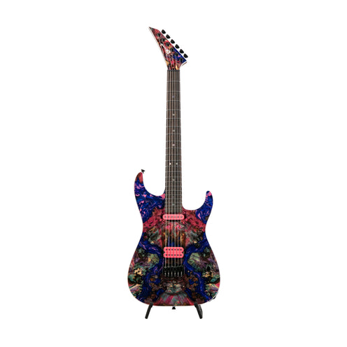 Charvel USA Custom Shop Joe Williams Masterbuilt Dinky HS Electric Guitar, Burled Resin