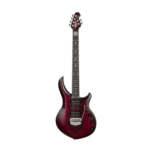 Ernie Ball Music Man John Petrucci Majesty Electric Guitar, Ebony FB, Amaranth Red