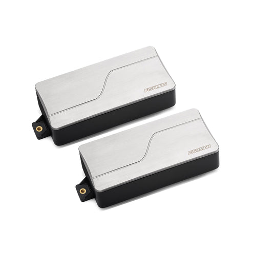 Fishman Fluence Modern Active Humbucker 7-String Pickup Set, Brushed Stainless