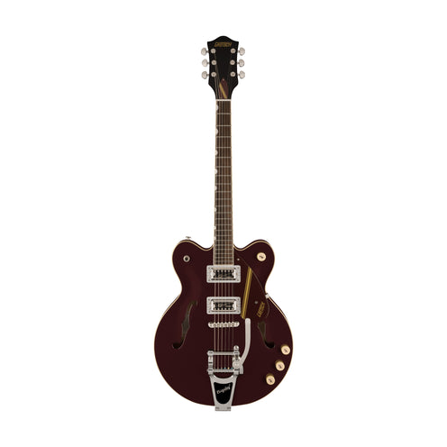 Gretsch Ltd Ed G2604T Streamliner Rally 2 Center Block Electric Guitar, Laurel FB, Oxblood/Walnut