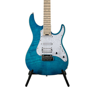 GrassRoots G-SNAPPER-24M-FM-LAQ Electric Guitar, Pau Ferro FB, Light Aqua