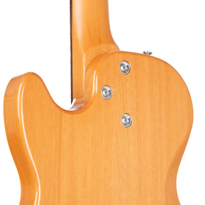 Harmony Standard Series Jupiter Thinline Electric Guitar w/Case, Space Black