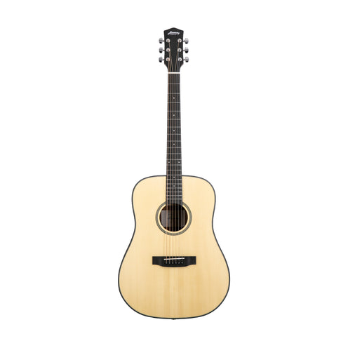 Harmony Foundation Series e-Terra ST Dreadnought Acoustic Guitar, Natural Satin