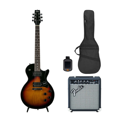 Heritage Ascent Collection H-137 Humbucker Electric Guitar Bundle, Sunburst (VN Exclusive)