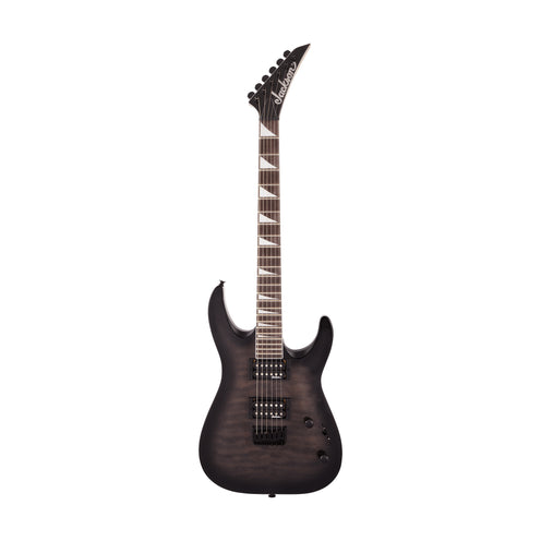Jackson JS Series Dinky Arch Top JS32Q DKA HT Electric Guitar, Amaranth FB, Transparent Black Burst