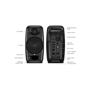 IK Multimedia iLoud Micro Monitor Pair, Black