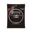 Martin 41MTCN160 Titanium Core Nickel Acoustic Guitar Strings, Light