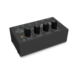 Behringer HA400 Microamp Ultra-Compact 4-Channel Stereo Headphones Amplifier