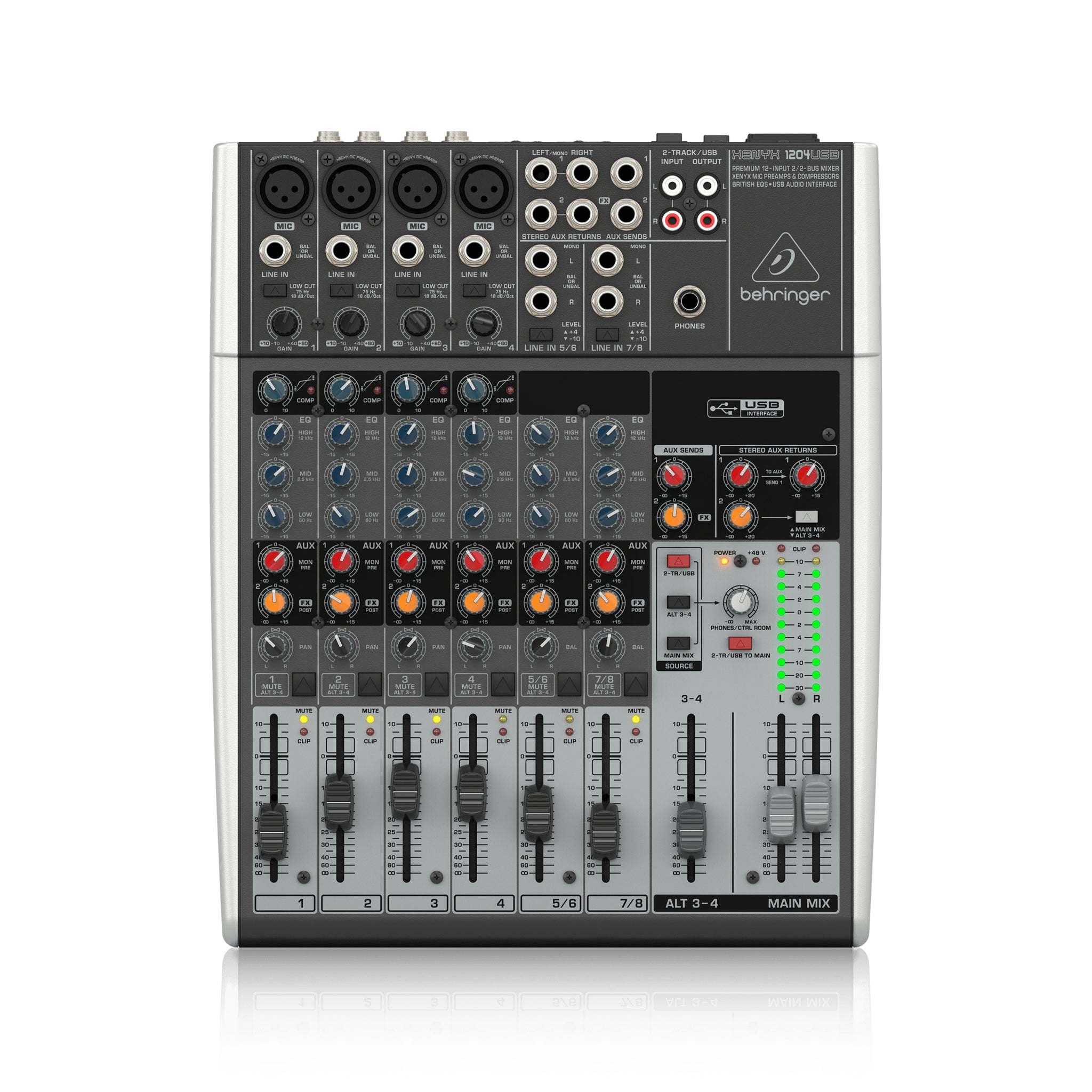 Behringer 1204USB Xenyx Mixer w/ USB