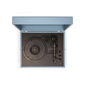 Crosley Voyager Portable Turntable, Washed Blue