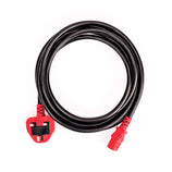 D'Addario PW-IECG-10 IEC to G Plug Power Cable, 10ft (UK)
