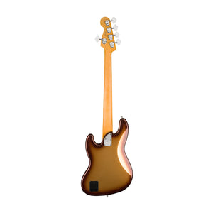 Fender American Ultra 5-String Jazz Bass Guitar, RW FB, Mocha Burst