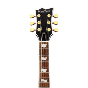 GrassRoots G-EC-MINI-STBCSB Electric Guitar, Pau Ferro FB, See Thru Black Cherry Sunburst