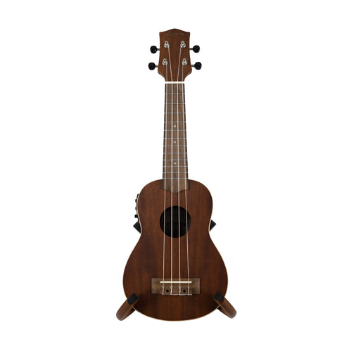 Harmony Foundation Series e-Sierra Soprano Ukulele w/Bag, Natural Satin