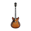 Ibanez Artcore AS93FML-VLS Expressionist Left-Hand Acoustic-Electric Guitar, Violin Sunburst