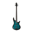Ibanez GSR280QA-TMS Electric Bass Guitar, Transparent Marine Sunburst