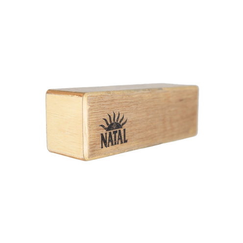 Natal WSK-OB-M-MB Wood Shaker Oblong, Medium, Mucha Burl