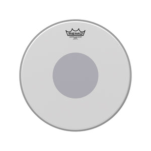 Remo CS-0114-10 14inch Controlled Sound Coated Black Dot Bottom Batter Drum Head