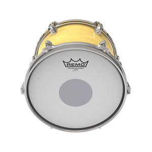 Remo CS-0114-10 14inch Controlled Sound Coated Black Dot Bottom Batter Drum Head