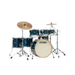TAMA CL72RSP-GHP Superstar Classic Maple 7-Piece Drum Shell Kit, Gloss Sapphire Lacebark Pine