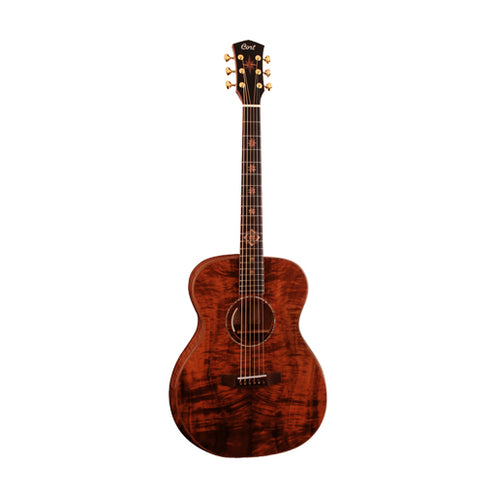 Cort Limited Edition OM Koa Acoustic Guitar w/Case, Natural