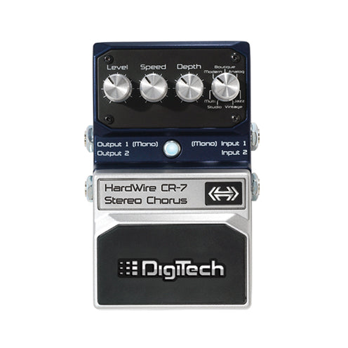 Digitech CR-7 Hardwire Stereo Chorus Guitar Effects Pedal