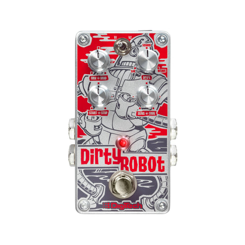 Digitech DirtyRobot Stereo Mini Synth Guitar Effects Pedal