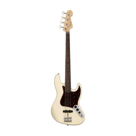 Fender American Original 60s Jazz Bass Guitar, RW FB, Olympic White (B-Stock)
