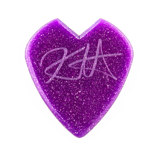 Jim Dunlop 47PKH3NPS Kirk Hammett Jazz III Pick, Purple Sparkle, 6-Pack