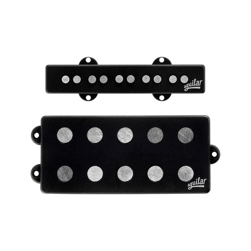 Aguilar AG 5M/J-HC Hum-Canceling 5-String Jazz Bass and MM Bass Guitar Pickup Set