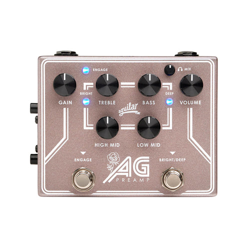 Aguilar AG Bass Preamp Pedal, Limited Edition Breast Cancer Awareness Month