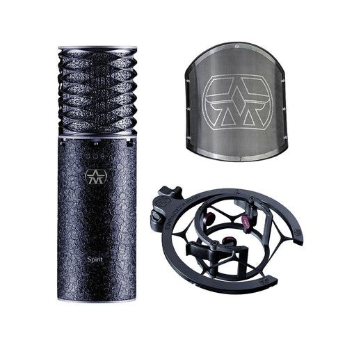 Aston Spirit Multi-Pattern Black Bundle Condenser Microphone