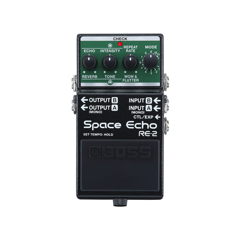 BOSS RE-2 Space Echo Delay and Reverb Effects Pedal