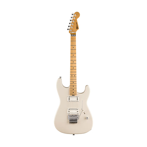 Charvel American Neo Classic San Dimas Style 1 HH FR Electric Guitar, Ivory Blitz
