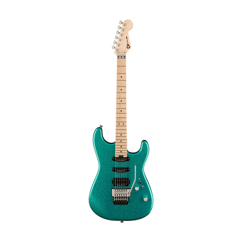 Charvel Pro-Mod San Dimas Style 1 HSS FR Electric Guitar, Aqua Flake
