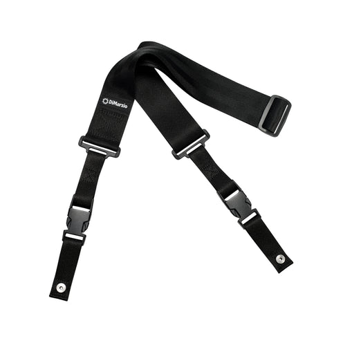 DiMarzio DD2200BK Nylon ClipLock Quick Release 2Inch Guitar Strap, Black
