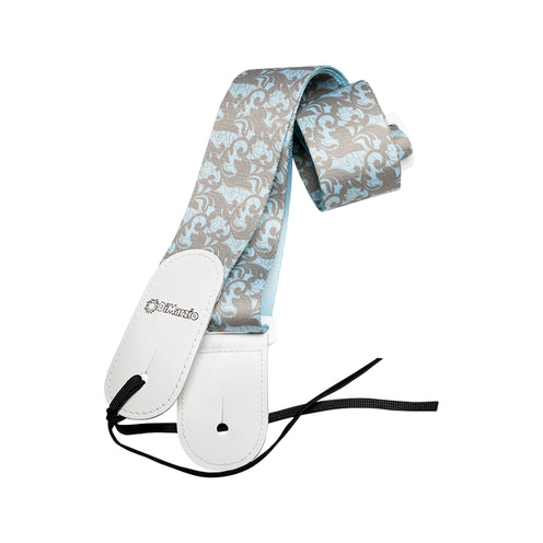 DiMarzio DD3153 Steve Vai UtoPIA Guitar Strap, Gray/Light Blue