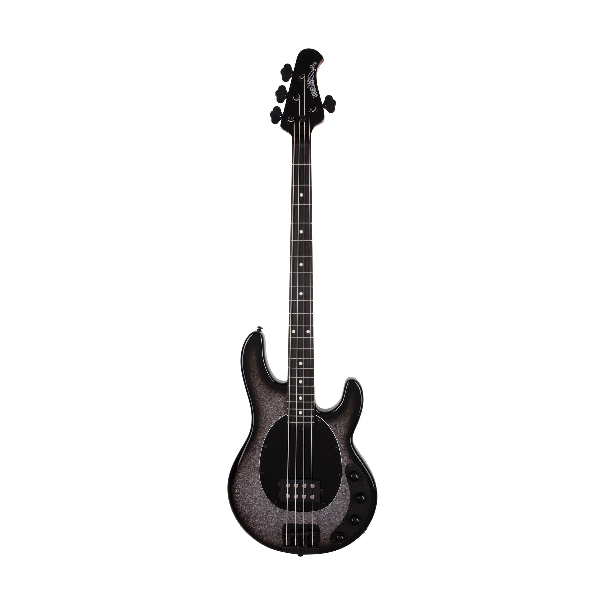 Ernie Ball Music Man StingRay Special Bass Guitar, Ebony FB, Smoked Chrome