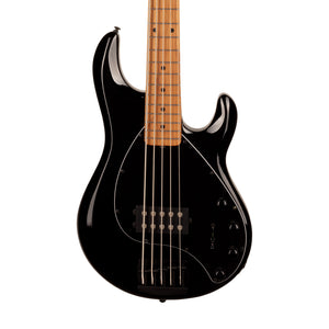 Ernie Ball Music Man StingRay Special 5 Bass Guitar, Maple FB, Black