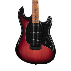 Ernie Ball Music Man Cutlass HT Electric Guitar, Roasted Maple FB, Raspberry Burst