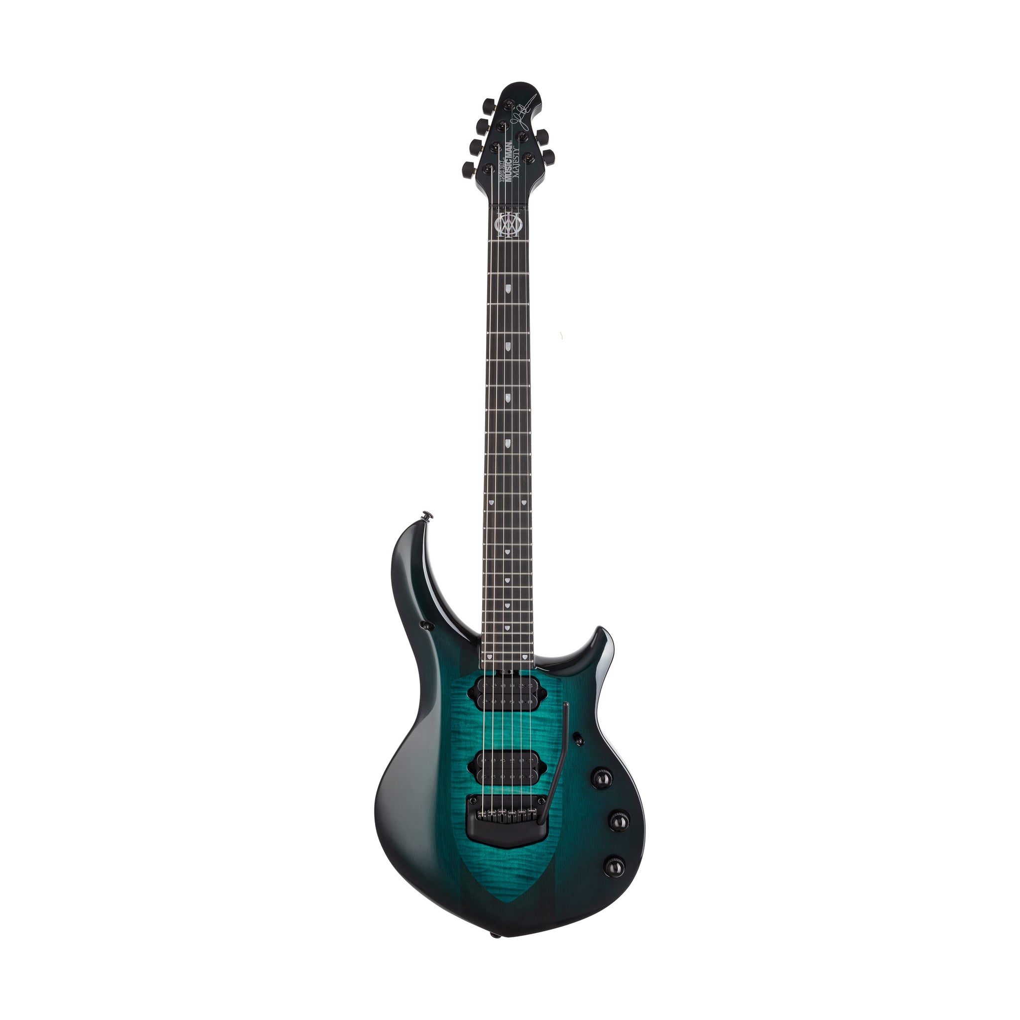 Ernie Ball Music Man John Petrucci Majesty Electric Guitar, Ebony FB, Enchanted Forest