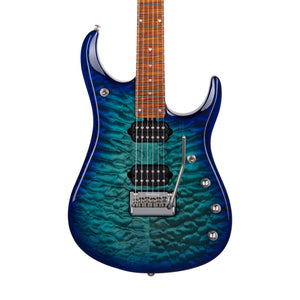 Ernie Ball Music Man John Petrucci JP15 Electric Guitar, Maple FB, Cerulean Paradise Quilt