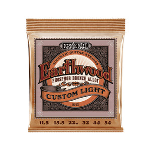 Ernie Ball Earthwood Light Phosphor Bronze Acoustic Guitar Strings, 11.5-54