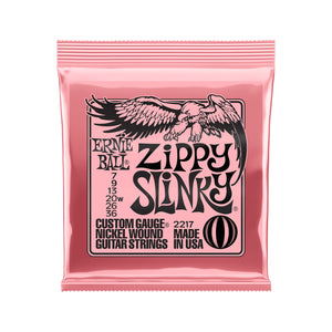 Ernie Ball Zippy Slinky Nickel Wound Electric Guitar Strings, 7-36