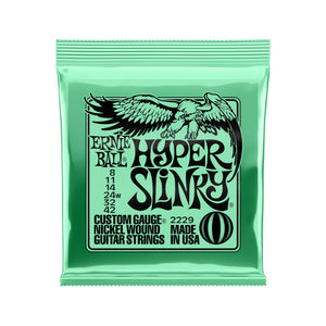 Ernie Ball Hyper Slinky Nickel Wound Electric Guitar Strings 8-42