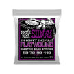 Ernie Ball Power Slinky Flatwound Short Scale Electric Bass Strings, 50-110