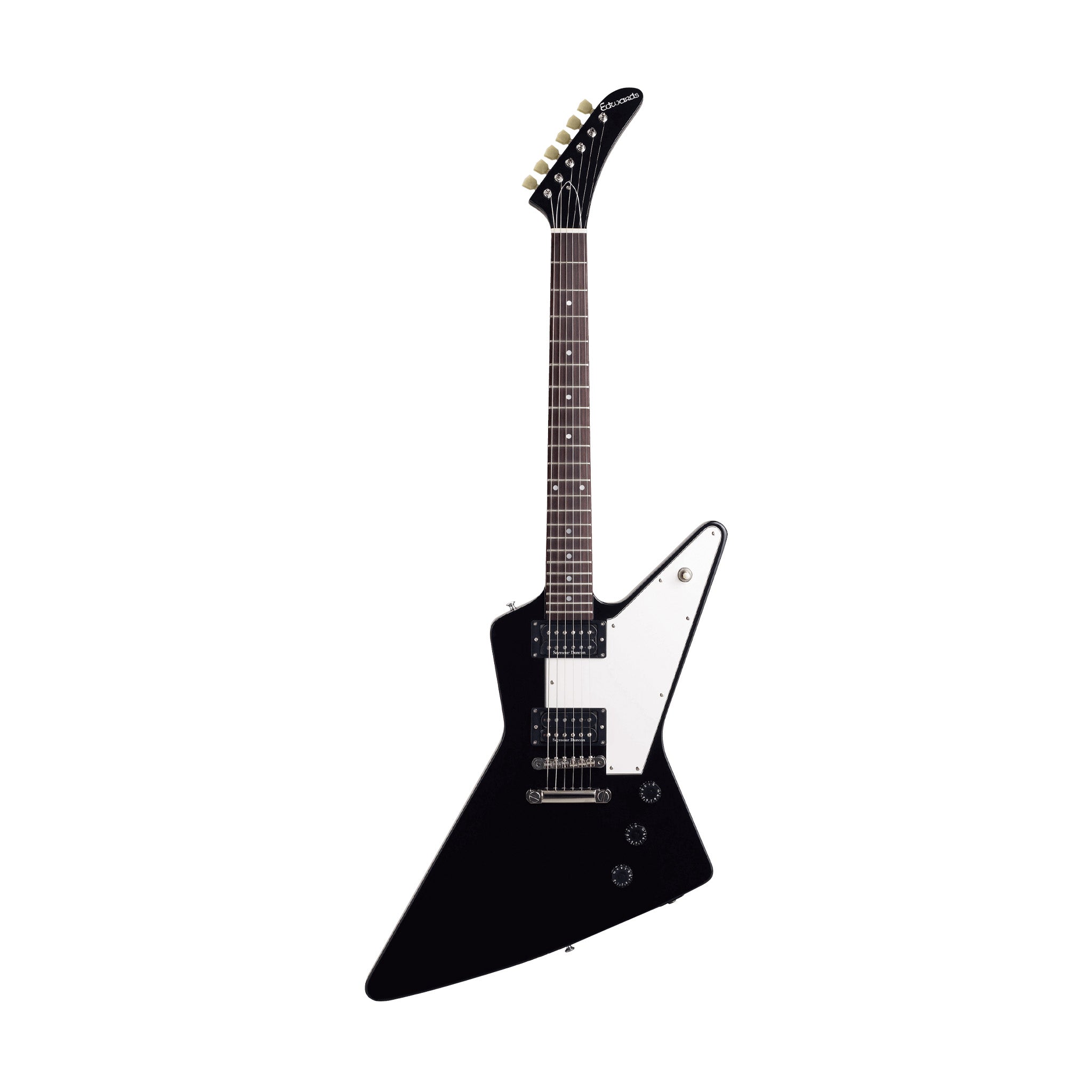 Edwards E-EX-120D-BK Electric Guitar, Pau Ferro FB, Black