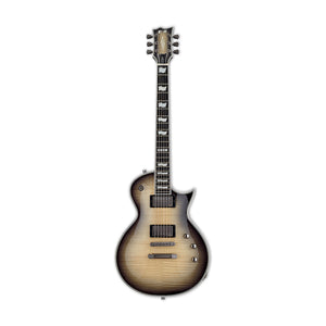 ESP E-II ECLIPSE/FT/FM Electric Guitar, Ebony FB, Black Natural Burst